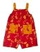 Baby : Boys Girls Cotton Twill Shortalls Red / Orange Kites 6 Months