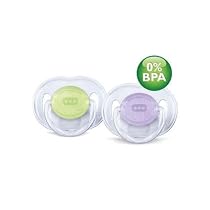 Philips AVENT BPA Free Translucent Pacifier, 3-6 Months, Colors May Vary
From Philips Avent
