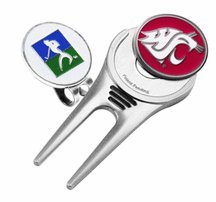 Washington State Cougars Divot Tool Hat Clip With Golf Ball Marker Of 2)