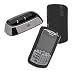 Combo of Charging Pod and Black Silicone Skin Cover Case for Blackberry Curve 8300 8330 8320 8310