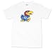 Kansas Jayhawks 100-Percent Cotton Puff Logo Short Sleeve T-Shirt