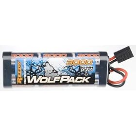 WOLFPACK 7.2V 3000MAH W HC CONNECTOR from Associated Electric Car Kits