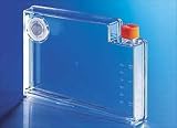 Corning CellBIND Surface RoboFlask Cell Culture Vessel for Automation, Tissue Culture Treated, with Bar Code, Septum Cap, Sterile