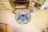 Rice Owls NCAA 29 Round Soccer Ball Area Rug Floor Mat