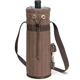 Picnic Time Wine Duffel Driftwood Wine Duffel With Carry Strap And Corkscrew (Driftwood)