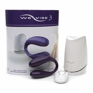 We Vibe 3 Wireless Silicone G Spot Vibrator for Couples Sexy Purple By WeVibe