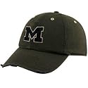 Twins Enterprise Michigan Wolverines Charcoal Torpedo Fitted Hat