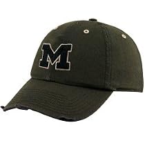 Twins Enterprise Michigan Wolverines Charcoal Torpedo Fitted Hat