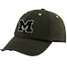 Twins Enterprise Michigan Wolverines Charcoal Torpedo Fitted Hat