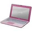 Sony VAIO VPC-W121AX/P 10.1-Inch Pink Netbook - Up to 7 Hours of Battery Life (Windows 7 Starter)