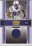 2007 Donruss Gridiron Gear Playbook Jerseys O's #PB-9 Reggie Wayne - Indianapolis Colts (Piece of Authentic Jersey Serial #250) (Football Cards)