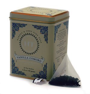 Vanilla Comoro, 20 Sachets in tin by Harney & Sons by Decaf Teas