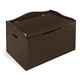 Badger Basket Bench Top Toy Box, Espresso