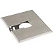 Progress Lighting P8753-09 Canopy Kit Flush Mount Mounting Plate Can Be Used Anywhere Along Track Slips Between Ceiling and Track, Brushed Nickel