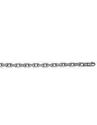 CleverEves 14Kt White Gold Solid Link 6.2mm Bracelet