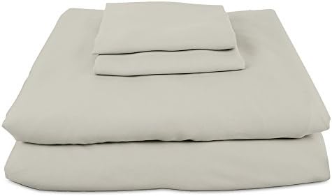 Bamboo Sheets INTERNATIONAL Premium 100% Viscose Bamboo Sheet Set Queen Size in Stone. BSI-Q-S. Luxury Bamboo Bed Sheets with Deep Pocket Design Are the Perfect Pillow Top Mattress Sheets.