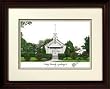 Liberty University Alma Mater Alma Mater 14x18 Lithograph in Mahogany Frame