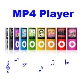 Lecteur baladeur MP3/Mp4 8GB 1,8" Dictaphone Musique Photo Vid�o Radio FM Rouge