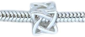 CELTIC CROSS Sterling Silver European Charm Bead