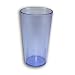 NEW, 16 Oz. (Ounce) Restaurant Tumbler Beverage Cup, Glassware & Drinkware, Stackable Cups, Break-Resistant Commmerical Plastic, Set of 6 - Blue
