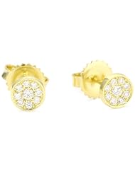 Ron Hami "Diamond Dots" Yellow Gold Dot Stud Earrings
