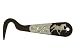 Brown Steel Hoof Pick Tennessee Walking Horse Motif