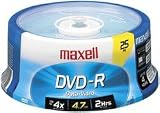 DVD-R Disc, 16x, 4.7GB Data Storage, 25/PK, Sold as 1 pack