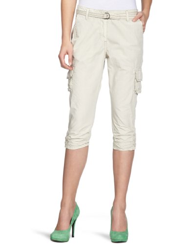 LTB Jeans Damen Capri Hose, 4120 / Grace, Gr. 42 (XL), Elfenbein (stone 002) Preisvergleich