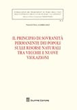 Il principio di sovranità permanente dei popoli sulle risorse naturali tra vecchie e nuove violazioni (Univ.Roma-Dip.teoria Stato. Bib.dir.pub.)