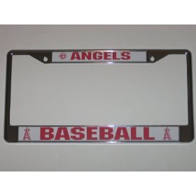 LOS ANGELES ANAHEIM ANGELS Durable Metal LICENSE PLATE FRAME