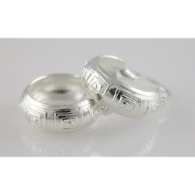 Click here to buy Small White Gold Filled Hoop Earrings Women Girls Children by Kendall Drive Jewelry.