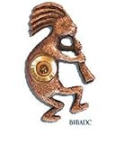 Kokopelli Door Peephole - Bronze-plated