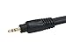 Monoprice Audio Extension Cable - Premium 3.5mm Stereo Male to 3.5mm Stereo Female, Gold Plated, 22AWG, 6 Feet, Black