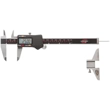 Standard Gage 00534020P Digital Caliper, Stainless Steel, Battery Powered, Inch/Metric, 0-6" Range, +/-0.001" Accuracy, 0.0005" Resolution, Meets DIN 862 Specifications