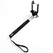 Selfie Stick, BENGOO Extendable Monopod No Bluetooth Pairing No Battery Charging Remote Control Selfie Stick Handheld Selfie Holder for iPhone 6 iPhone 6 Plus Samsung and Other Smartphones-Black