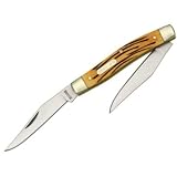 Schrade Old Timer Muskrat Brown Bone Handle2 -Blade Pocket Knife