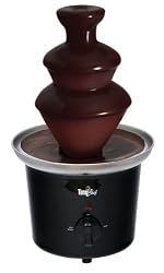 Total Chef TCCF05BN Mini Chocolate Fountain, Black