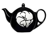 Sagaform Black Flora Teapot 50-oz.