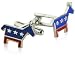 Democrat Donkey Cufflinks by Cuff-Daddy