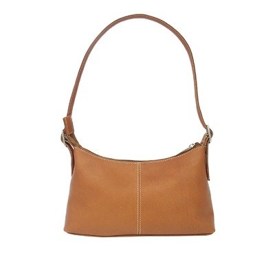 Mini Shoulder Bag Color: Saddle