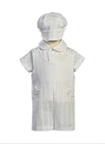 Cotton Embroidered Short Christening Baptism Romper Set - Size M (6-12 Months)