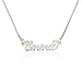 Personalized Necklaces Tiny Name Necklace 925 Sterling Silver - Carrie Necklace