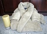 Fleece Robe and Candle Gift Set