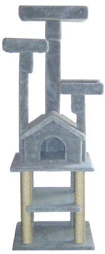 The Cats Meow Kitty Gym : Color BEIGE : Size 72 INCHES