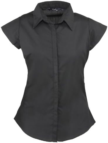 Premier Women's cap sleeve poplin blouse