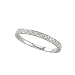 14K White Gold Diamond Wedding/Anniversary Band - 0.10 Ct.