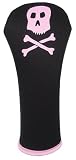 Pink and Black Skull Girl Driver Headcover Fits 460cc
