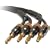 Dayton SCP-6 Speaker Cable Pair w/Bananas 6 ft.