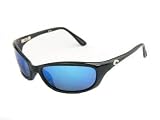 Costa Del Mar Harpoon w/ Spring Hinge Sunglasses - Black Frame, Blue Mirror Glass Lenses