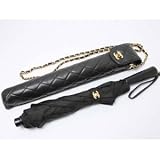 【現品限り】CHANEL（シャネル） マトラッセ 傘 黒 チェーンショルダーケース付【中古A】 CHANEL 中古